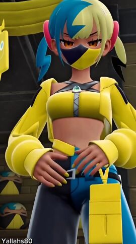 3d ai_generated angry angry_face angry_sex belly_button belt blue_hair brown_body brown_skin canari_(pokemon) canary_(pokemon) clitoris dark-skinned_female dark_pussy dark_skin exhibitionist explicit female female_only game_freak grok grok_imagine heart_pasties in_game in_game_model mega_stone multicolored_hair multicolored_mask multicolored_pants navel nintendo nintendo_switch pastie phone_case plushie pokemon pokemon_legends pokemon_legends:_z-a pokemon_legends_z-a rotom_phone sexy_pussy shaved_pussy short_hair showing_pussy slim slim_female slime_girl straps_across_chest streamer tagme twintails underwear unzipped vagina video video_game_character video_game_franchise video_games white_eyes white_pasties white_underwear yellow_hair yellow_jacket yellow_nail_polish yellow_nails young_girl younger_female zipper