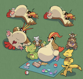 abra anal anal_vore argon_vile avian baby_kangaskhan beak birdseed bodily_fluids cloacal cloacal_vore cubone endosoma erection feet female feral frustration_cloud fully_inside generation_1_pokemon generation_3_pokemon generation_5_pokemon genitals group hi_res kangaskhan kecleon male nintendo open_beak open_mouth outside penis pidgeot pokeball pokemon pokemon_(species) reptile scalie sleeping snivy stomach_bulge sweat talons teeth toes vore