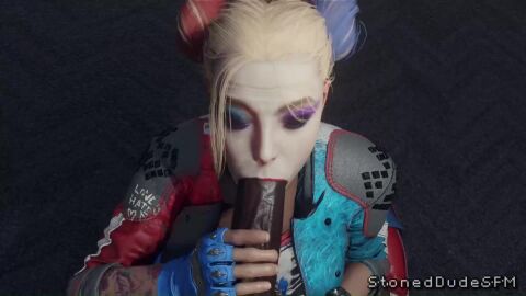 1boy 1girls 3d animated batman_(series) big_penis blonde_hair blowjob blowjob_face clothed clothed_female clothed_female_nude_male dark-skinned_male dark_skin dc dc_comics dyed_hair fellatio female fingerless_gloves geministarsign gloves handjob_while_sucking harley_quinn harley_quinn_(arkham) harley_quinn_(suicide_squad_game) huge_cock interracial light-skinned_female light_skin looking_at_viewer makeup male male_pov moaning_on_cock mp4 naked nude nude_male penis pov psydevil rocksteady_studios sound sound_edit stoneddude suicide_squad suicide_squad:_kill_the_justice_league tagme video video_games