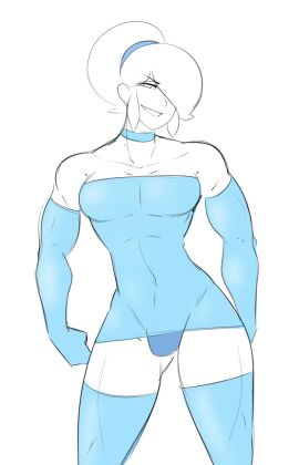 femboy femboy_only friday_(sealguy) male muscular muscular_femboy opera_gloves sealguy tagme