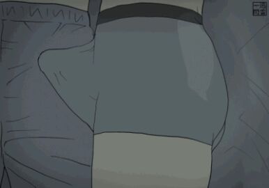 2boys animated ass boxer_shorts bulge close_up erection femboy femboy_on_male frottage frottage_through_clothing gay iga_issen_(1ga) light-skinned_male light_skin male male_only tagme underwear unseen_character unseen_male_face yaoi