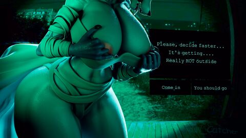 1girls 3d 3d_(artwork) anthro antlers areola ass beast_(bloodborne) big_areola big_ass big_breasts big_nipples big_thighs bloodborne breasts canid canine canis covered_eyes dialogue door english_text female furry furry_female furry_only huge_ass huge_breasts huge_thighs naked naked_female nipples no_im_not_a_human nude nude_female outdoors outside pussy solo_female tailcatcher text thick_thighs thighs vicar_amelia were werecanid werecanine werecreature werewolf werewolf_girl white_body white_fur wolf wolf_girl