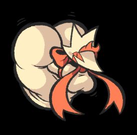 ass berryofmalice big_ass big_butt bird bow crow female female_only ghost ghost_girl horns no_arms ribbon ribbons white_body