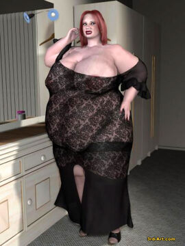 3d 3rd-art fat fat_belly fat_female female nadia_(3rd-art) obese obese_female tagme