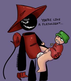 2boys anal anal_sex bambi_(moldygh) dave_and_bambi_mod expunged_(moldygh) expunged_(rapparep) male strangledg0ld true_expunged