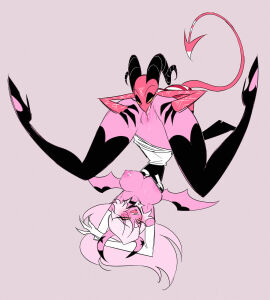 2demons 2girls barbie_wire breasts breasts_out color cunnilingus demon demon_girl demon_girls demon_horns demon_tail demon_wings demoness demons female female/female female_only helluva_boss helluva_venti imp lesbian_sex licking_pussy multiple_females multiple_girls oral oral_sex pussy pussy_juice pussy_juice_drip shaved_pussy spread_legs succubus succubus_horns succubus_wings verosika_mayday verosika_mayday_(helluva_boss) white-haired_female white_hair yuri