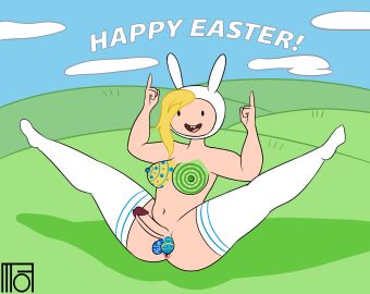 1futa adventure_time anus areolae ass balls ballsack big_breasts blonde_hair bodypaint breasts bunny_girl easter easter_bunny easter_egg erection female fionna_and_cake fionna_campbell fionna_the_human_girl futa_only futanari high_socks human intersex kneesocks light-skinned_futa light_skin moffoffo nipples nude painting penis self_upload showing_ass showing_breasts showing_off solo solo_futa testicles