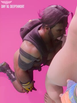 capcom gay gay_blowjob gay_oral gay_sex kneeling kneeling_oral_position luke_sullivan male male/male male_focus male_only oral rashid starkomi street_fighter street_fighter_6 yaoi