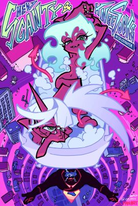 1_horn 1boy 2_horns 2demons 2girls akihiro_sato ass bath bath_tub bathtub breasts buildings demon demon_female demon_girl demon_girls demon_horns demon_tail demons fanart female ghost ghost_(psg) green_eyes hurricane in_bathtub kneesocks_daemon light_blue_hair light_green_hair looking_at_viewer male naked naked_female new_panty_&_stocking_with_garterbelt nude nude_female official_art panty_&_stocking_with_garterbelt ponytail red-skinned_female red_skin scanty_daemon sisters soap soap_censor spiky_hair sushi sushi_chef_ghost trees twister