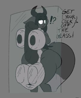 1futa against_surface anthro areola autopaizuri balls balls_on_glass big_balls big_breasts big_penis black_areola black_body black_fur black_hair black_penis breasts breasts_on_glass demon domestic_cat felid feline felis fluffy fluffy_tail fur futanari genitals hair heterochromia horn huge_balls huge_breasts huge_cock intersex lucy_(thisaccountdoesexist) mammal on_glass penis penis_on_glass shocked solo srgreja_(artist) surprised_face tail thick_thighs yelling