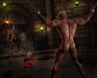 abuse_of_power abused_male blonde_hair bondage brosfate cmnm demon demon_on_human demon_on_male devil devil_horns devil_tail dominant_male dominant_monster domination domination/submission dungeon evil evil_eyes evil_face hell helpless_male human human_male interspecies_domination leoart male male/male male_nudity male_only male_rape_victim masculine_slave monster_on_human monster_on_male naked naked_male nude nude_male nude_male_clothed_male oc original original_characters restrained scared scared_male submissive_human submissive_male trying_to_break_free unable_to_escape unable_to_move used_like_a_toy whip winged_humanoid