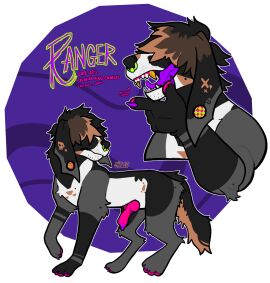 alpha_channel alternative_fashion animal_genitalia animal_penis anthro bird_dog black_body black_fur black_hair brown_body brown_fur brown_hair canid canine canine_genitalia canine_penis canis cavalier_king_charles_spaniel digital_media_(artwork) domestic_dog ear_piercing emo emo_haircut erection facial_piercing feral fur genitals gold_(metal) gold_tooth hair hi_res hunting_dog knot knotholder knotted_penis male mammal missing_tooth model_sheet natural_colors nose_piercing nose_ring penis piercing ranger_(skitzwolf) ring_piercing sheath simple_background skitzwolf smile solo spaniel stretched_ears tail teeth tongue toy_dog unnatural_colors white_body white_fur