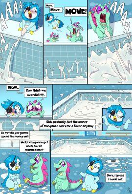 2024 absurd_res accessory alligator animal_genitalia animal_penis anthro avian back_spikes balls beak big_penis biped bird blue_body bodily_fluids comic crocodilian cum cumshot dialogue duo ejaculation english_text erection excessive_cum excessive_genital_fluids eye_patch eyewear fuf furgonomics generation_2_pokemon generation_4_pokemon genital_fluids genitals grey_body hi_res huge_cock inside jewelry looking_at_another male male/male masturbation money nintendo nude penguin penile penile_masturbation penis piplup pokemon pokemon_(species) reptile ring scalie sheath snaggle_tooth speech_bubble spikes spikes_(anatomy) swimming_pool tail tail_accessory tail_jewelry tail_ring text totodile white_body