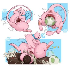 1boy 1girls ? anal anal_juice anal_sex anus ass balls balls_deep behind_view belly_bulge big_ass big_balls big_butt big_egg big_penis big_pussy blue_eyes blush bottom_heavy breeding bubble_ass bubble_butt cervix cum cum_in_ass cum_in_pussy cum_inside cumshot curvaceous curvy curvy_figure cute dark-skinned_male dark_skin deep_penetration egg egg_laying ejaculation female feral floating furry_female game_freak heart huge_ass huge_balls huge_cock human_on_pokemon hyper_penetration hyper_stomach_bulge inviting inviting_to_sex larger_male male mew mew_(pokemon) mythical_pokemon nintendo nude one_eye_closed orgasm penetration penis pink_body pink_skin pleasure_face pokemon pokemon_(species) pokephilia pokémon_(species) pussy pussy_juice ruru-raida scarf sex smaller_female spread_pussy spreading steam steaming_body stomach_bulge sweat sweaty_ass sweaty_balls sweaty_body sweaty_thighs tail tail_around_balls tail_wrap thick_thighs zoophilia