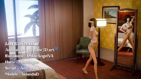 2girls 3d against_glass amateurthrowaway animated awkward black_hair black_hair_female breasts brown_hair brown_hair_female chloeangelva doggy_style fingering fingering_pussy hand_behind_head hands_on_ass haru_okumura kissing milf misuzugon orgasm penetration persona persona_5 pose posing sadayo_kawakami scissoring sex sex_from_behind sound strap-on sun_hat tagme tribadism video voice_acted walk-in
