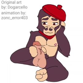 banana big_penis brawl_stars cute cute_face dick dogarcello feet feet_on_penis feet_up furry furry_only humanoid humanoid_penis male male/male male_only male_pov masturbarion masturbation monkey monkey_boy monkey_feet moustache observing penis red_eyes supercell tagme video zonc_erro403