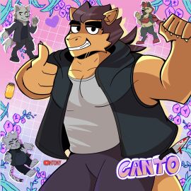 anthro axel_(remember_the_flowers) canto_remember_the_flowers dragon hi_res htony humanoid male muscular mythological_creature mythological_scalie mythology pecs remember_the_flowers ring_(remember_the_flowers) scalie silver_(remember_the_flowers)