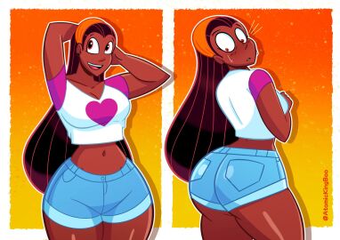 1girls ass atomickingboo big_ass big_breasts big_butt breasts brown-skinned_female brown_body brown_hair brown_skin busty curvaceous curvy curvy_figure dark-skinned_female dark_hair dark_skin digital_drawing_(artwork) digital_media_(artwork) female female_focus hair hips hourglass_figure huge_ass huge_breasts human large_ass large_breasts legs mature mature_female oc original original_character shaylynn_summer tagme the_besties_(atomickingboo) thick thick_hips thick_legs thick_thighs thighs voluptuous voluptuous_female waist wide_hips