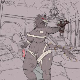 1girls 2022 2d 2d_(artwork) 2d_artwork abandoned_building abs alternate_version_available amadchief anthro anthro_only areola areolae armpits athletic athletic_female bandage bandages big_breasts big_thighs black_fur breasts burning call_of_duty call_of_duty_zombies canine curvy curvy_female curvy_figure female flaming_tail fur furry furry_only glowing_eyes grabbing hellhound holding holding_object juggernog naked pink_background pussy ray_gun red_eyes scar scars simple_background smoke tail thick_thighs vagina voluptuous voluptuous_female wolf wolf_ears