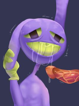 cock glitch_productions jax jax_(tadc) jax_(the_amazing_digital_circus) looking_at_viewer male male_only penis the_amazing_digital_circus