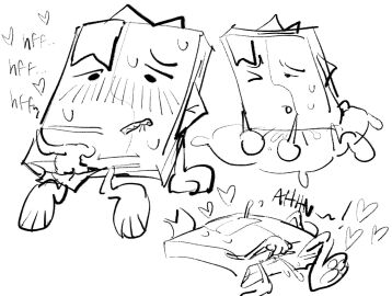 1girls battle_for_dream_island battle_for_dream_island_again bfdi bfdia bitting_lip book_(bfdi) english_text female female_only fingering_self humping humping_pillow inanimate inanimate_animate jacknjellify masturbation moaning moaning_in_pleasure not_colored object_show object_show_community object_shows osc pillow pillow_humping pussy pussy_juice squirting sweat sweating text the_power_of_two tpot uncolored white_background