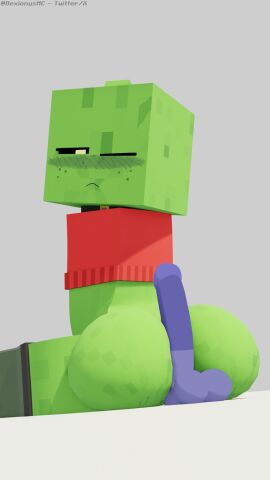 3d 3d_render aiden_(dexiony'smc) alternate_version_available ass ass_focus blender blender_(software) creeper creeper_(minecraft) dexiony'smc dildo dildo_between_ass femboy gay image male male_only minecraft sitting sitting_on_floor solo solo_male tagme
