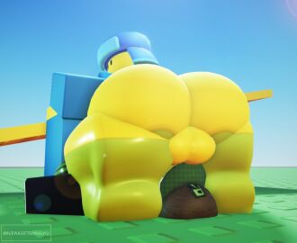 2boys 3d ass avewagetrashuwu backsack balls ballsack big_ass big_butt deepthroat fat_ass fat_butt gay hat huge_ass huge_butt looking_back male male_only roblox robloxian thick_ass thick_butt yellow_skin