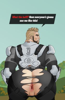 1boy 2024 2d 2d_(artwork) 2d_artwork anus armor ass ass_focus back back_view backsack balls ballsack beard beefy big_ass big_butt blonde_hair bubble_ass bubble_butt bulge butt_focus clothed clothing dialogue digital_media_(artwork) epic_games exposed exposed_anus exposed_ass exposed_butt fat_ass fat_butt fortnite fortnite:_battle_royale fully_clothed gay gay_male gunnar_(fortnite) hairy hairy_anus hairy_ass hairy_male horkrugley huge_ass huge_butt large_ass large_butt light-skinned_male light_skin looking_at_viewer looking_back looking_back_at_viewer male male_only muscular muscular_male outdoors outside presenting presenting_ass presenting_butt presenting_hindquarters rear_view ripped_clothing ripped_pants solo solo_male text thick_ass thick_butt torn_clothes torn_clothing torn_pants