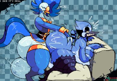 2025 2boys anal anal_sex anthro arm_support ass ass_grab avian avian_feet balls beak belt belt_buckle big_balls big_penis bird black_beak blue_background blue_clothing blue_hair blue_jay blue_legwear blue_shirt blue_topwear bodily_fluids bottom_heavy bottomless bottomless_anthro bottomless_male buckle butt_grab cartoon_network checkered checkered_background clothed clothing corvid duo emanata english_description eyewear fan_character feathers female from_behind_position furniture furry genitals glasses hair half-closed_eyes huge_balls hyper hyper_balls hyper_genitalia jay_(bird) kneeling legwear looking_pleasured male male/male mordecai_(regular_show) motion_lines narrowed_eyes new_world_jay nude nude_anthro nude_male on_sofa open_mouth orange_beak orange_eyewear orange_glasses oscine partially_clothed_female partially_clothed_male passerine pattern_background penetration penile penile_penetration penis regular_show round_glasses sex shirt side_view simple_background sofa standing stomach_bulge striped_arms stripes sweat sweatdrop sweaty_ass sweaty_legs sweaty_thighs tail tail_feathers thedicock thick_thighs topwear wearing_glasses white_stripes
