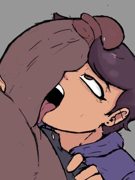 2d big_penis dark-skinned_female dark-skinned_male dark_skin dick_on_face disney disney_channel female hex_doodles hyper_penis licking_penis luz_noceda male partial_male penis penis_covering_eyes penis_on_face penis_over_eyes tagme the_owl_house