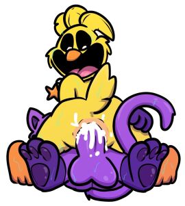anal anal_sex anthro anthro_on_anthro anthro_only ass cat catnap catnap_(poppy_playtime) chicken critters_(poppy_playtime) cum cum_in_ass cum_inside cumming cumming_from_anal_sex cumming_inside cumming_together domestic_cat feline furry_only gallus gallus_(genus) kickinchicken kickinchicken_(poppy_playtime) male male/male no_humans penis penis_in_ass poppy_playtime poppy_playtime_(chapter_3) purple_fur purple_skin sex simple_background simple_shading smiling_critters sweat sweatdrop sweating tagme yellow_body yellow_fur yellow_skin