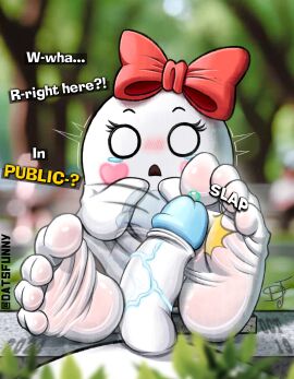 1boy 1girls 4_toes big_feet blush chatgpt cock_shock crying datsfunny feet feet_focus female female_ghost_(rippled_realm) foot_fetish ghost ghost_girl male male/female park penis penis_slap precum public public_exposure ribbon sitting slap soles steam sweaty sweaty_feet sweaty_soles veiny_penis
