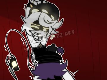 1boy 1girls 2d angelskxllzz disassembly_drone female glitch_productions humanoid humanoid_female humanoid_male looking_pleasured male male/female murder_drones n_(murder_drones) penis purple_hair robot robot_boy robot_girl robot_humanoid screen_face submissive_male sucking_penis uzi_(murder_drones) worker_drone yellow_eyes