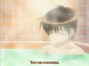 1boy 1girls ass bath bathing blush blushing bra breasts brown_eyes brown_hair butt embarrassed embarrassed_male embarrassed_nude_male english_subtitles english_text female japanese_dialogue joining_in koi_koi_7 light-skinned_female light-skinned_male light_skin male naked naked_female naked_male nipples nose_bleed nude nude_female nude_male official_art panties pink_eyes pink_hair removing_bra removing_clothing removing_panties steam steam_censor steamy_breath tagme tetsuro_tanaka undressing video walking_in yayoi_asuka