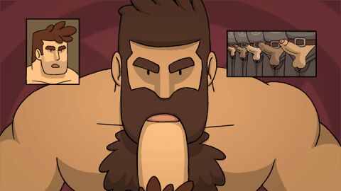 2boys 2d 2d_animation animated balls bara beard big_balls big_penis blowjob completely_nude deepthroat erection facial_hair fellatio gay gay_blowjob grant_(robin_morningwood) grizzlygamerdev hairy hairy_chest hand_on_penis handjob hard_on male male/male male_focus male_nipples male_only male_pubic_hair masculine_male masturbation multiple_boys multiple_males muscular muscular_male nipples nude nude_male oral oral_sex penis pubic_hair robin_morningwood robin_morningwood_(character) touching_penis yaoi