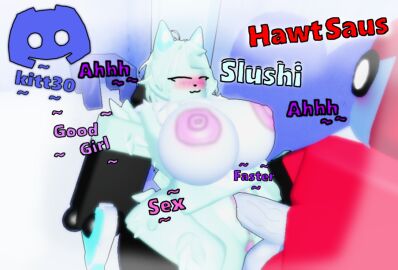 1boy 1girls 3d big_breasts big_penis breasts chikn_nuggit female fur furry furry_female hawt_saus_(chikn_nuggit) kitt_rr34_(artist) male penetration penile penile_penetration penis penis_in_pussy pussy roblox robloxian sex slushi_(chikn_nuggit) tagme text vagina vaginal vaginal_penetration vaginal_sex