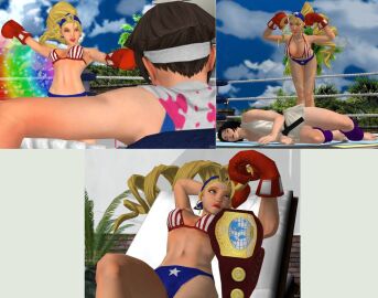 2020 2girls 3d 3d_(artwork) american american_female american_flag american_flag_bikini american_flag_bikini_bottom american_flag_bikini_top bandana barefeet barefoot belly belly_button bikini bikini_bottom bikini_top blonde-haired_female blonde_female blonde_hair blue-eyed_female blue_bandana blue_bandanna blue_eyes blue_sky boxing boxing_gloves boxing_match boxing_ring breasts capcom celebrating celebration championship_belt cleavage clothed clothed_female clothes clothing cloud clouds cornered crossover curly-haired_female curly_hair dead_or_alive dead_or_alive_5 female fit fit_female headwear hinata_wakaba holding_object japanese japanese_female knocked_out knockout konami legwear looking_at_another lying lying_on_floor lying_on_ground lying_on_side navel pool poolside purple_leg_warmers purple_legwear rainbow red_boxing_gloves red_lips red_lipstick relaxing rival_schools round_boobies round_boobs round_breasts round_tits round_titties sitting sitting_back sitting_down star street_fighter stripes taunt taunting thick thick_body thick_boobies thick_boobs thick_breasts thick_hips thick_legs thick_lips thick_thighs thick_tits thick_titties thigh_gap thigh_highs thighhighs thighs tiffany_lords voluptuous voluptuous_body voluptuous_female wafan white_headband white_headwear wrestler wrestling wrestling_femdom wrestling_ring wrestlingryona