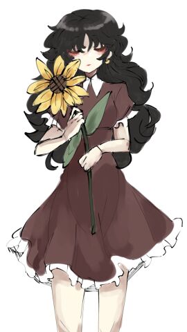 cute namukomi_lyessa sunflower tagme