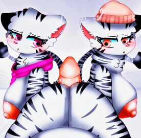 2d 2girls aged_up ass assjob beanie_hat big_ass big_breasts breasts buttjob double_buttjob female female_focus furry furry_ass furry_breasts furry_female furry_only furry_tail multiple_females multiple_girls naked naked_female nasuisi nude nude_female piggy:_book_2 piggy_(game) player roblox_game scarf sisters thick_thighs twins woflgame zebra zebra_girl zee_(piggy) zuzy_(piggy)