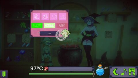 1boy ahoge animated ass bent_over black_gloves black_thighhighs blue_hair blue_skin blush breasts cg colored_skin cowgirl_position elbow_gloves female femdom flask flower gloves goblin green_eyes green_skin indoors large_breasts long_hair magic magic_circle medium_breasts multiple_boys nipples nude official_art orc penis pointy_ears potion sex sharp_teeth smile sound squatting straddling straight tagme teeth thighhighs uncensored vaginal_penetration video witch_(witch_seed_gsa) witch_seed_(goblin_slave_alchemy) yellow_eyes
