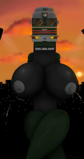 anthro female living_machine locomorph locomotive no_source nude tagme thedarkgarage trainmorph