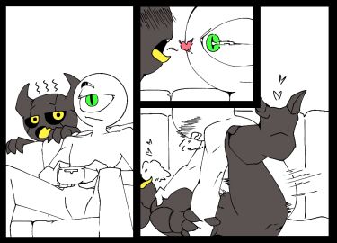 asking_for_sex circle_head circular_head cyclops instant_loss_2koma monster oc original rough_sex stick_figure stick_figure_(species) stickman toony