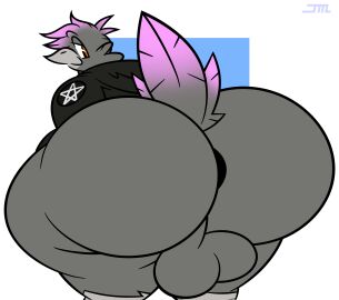 2024 absurd_res anthro anus ass avian backsack balls ballsack beak bedroom_eyes big_anus big_ass big_butt bird clothing corvid corvus_(genus) crow daryl_(cringebird) digital_drawing_(artwork) digital_media_(artwork) eyebrow_through_hair eyebrows eyelids feathers genitals grey_beak grey_body hair half-closed_eyes half_clothed hi_res highlights_(coloring) hoodie huge_ass huge_butt hyper hyper_ass hyper_butt jaymisc looking_at_viewer looking_back male multicolored_body multicolored_feathers multicolored_tail multicolored_tail_feathers narrowed_eyes occult_symbol orange_eyes orange_pupils oscine passerine patch_(fabric) pentagram presenting presenting_hindquarters pupils purple_body purple_feathers raised_tail seductive simple_background sitting smile smiling_at_viewer solo symbol tail tail_feathers teeth thick_thighs toony topwear translucent translucent_hair watermark wide_hips