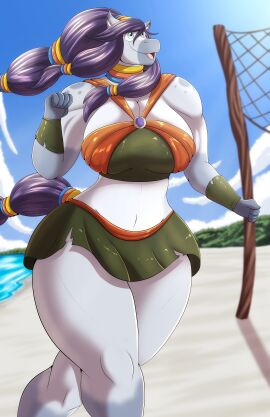 1girls 2d 2d_(artwork) 2d_artwork amazonian beach biceps big_breasts curvy curvy_female curvy_figure digital_drawing_(artwork) digital_media_(artwork) female female_focus female_only furry furry_female furry_only grey_body grey_fur happy happy_female hips hips_wider_than_shoulders horse horse_ears horse_girl horse_tail hourglass_figure hourglass_figured_female large_breasts long_hair long_hair_female malina_(robthehoopedchipmunk) muscular muscular_female navel non-human purple_hair purple_hair_female robthehoopedchipmunk sand smile smiling solo solo_female solo_focus tail thick_thighs thighs thighs_bigger_than_head volleyball_net water