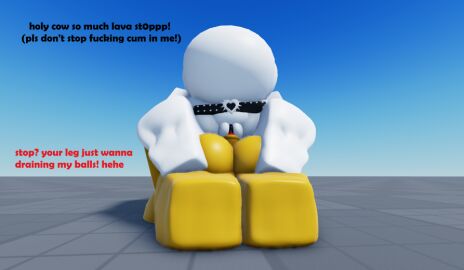 1futa 1girls 3d ass balls balls_deep baseplate big_ass big_breasts big_cock black_hair blush breasts cum cum_in_pussy cum_inflation cum_inside cumflation dialogue english_text female futa_on_female futanari huge_breasts huge_cock inflation intersex penis pumpkinlesspie pussy roblox roblox_avatar robloxian stomach_bulge tagme tagme_(artist) text thick_thighs white_body