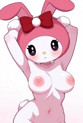 1girls ai ai_generated ai_generated_background big_booty big_breasts big_butt breasts feline female grok hello_kitty_(series) hips huge_breasts large_breasts my_melody naked naked_female nipples nude nude_female sanrio seductive seductive_look seductive_smile tagme thick_hips thick_thighs thighs thinfal titties video