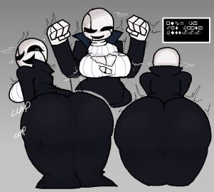 arcaned_roses ass ass_clap ass_focus ass_shake black_clothing breasts fem_gaster gaster roses_arcaned rule_63 sweat sweatdrop sweater sweating tearing_clothes tight_clothes tight_clothing tight_dress tight_fit torn_shirt turtleneck turtleneck_sweater twerking white_body wingdings wingdings_text