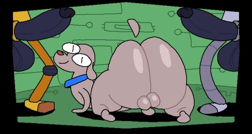 animated ass ass_focus big_ass big_butt cock dog_(robot_dreams) domestic_dog gay huge_cock male male_focus male_only mammal non-human non-human_only penis robot robot_(robot_dreams) robot_dreams shaking shaking_ass shaking_butt superiorfox tin_(robot_dreams) toony twerking