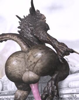 1boy animated ass balls deathclaw fallout fat_ass gay huge_ass image inviting inviting_to_sex lighting looking_at_viewer looking_back male male_focus male_onl male_only presenting presenting_ass presenting_butt solo solo_focus solo_male tagme tattoo tattooed_ass teasing thick_ass video willie_piv