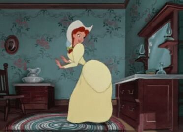 1girls animated ass butt_slap disney female gif melody_time official_art screencap screenshot slue-foot_sue solo spanking_own_ass